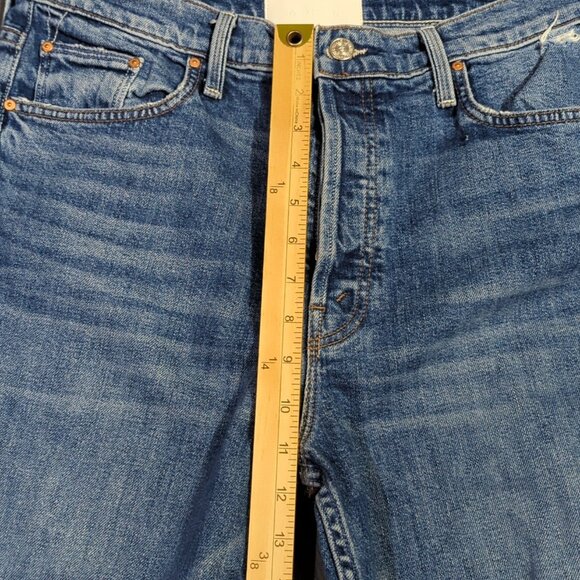 Mother Superior Jeans Womens 33 Blue The Tomcat Playing With Scissors Distressed - Picture 8 of 16